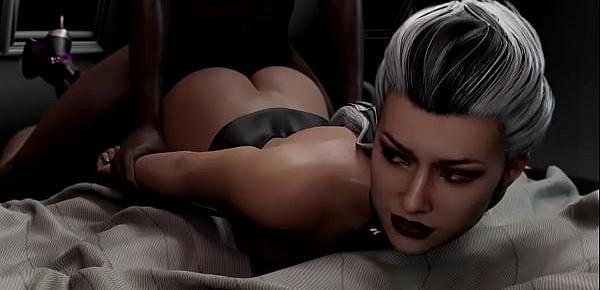  Sindel fucked by a black mortal kombat 11